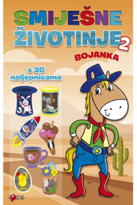 Bojanka Smiješne životinje 2 - naslovnica