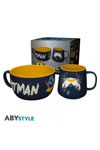 DC Comics - Breakfast Set Mug + Bowl - Batman Iconic - slika proizvoda
