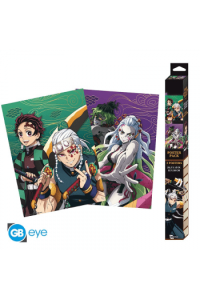 Demon Slayer - Set 2 Chibi Posters -Entertainment District (52X38) - slika proizvoda