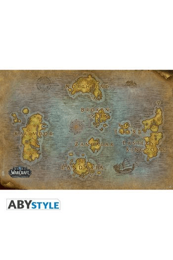 World of Warcraft Poster Map (91.5x61cm) - slika proizvoda