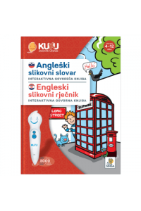 Interaktivna knjiga Kuku - Engleski slikovni rječnik (bez olovke)