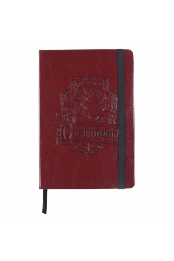 Notes A5 s gumicom Harry Potter - Gryffindor - slika proizvoda