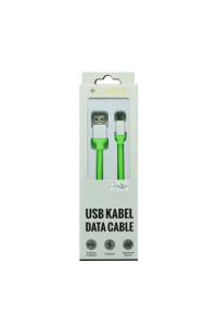 USB kabel + Class tip C silikonski, USB na tip C dužine 1.2m zeleni - slika proizvoda