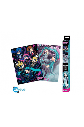 Hatsune Miku - Set 2 Posters Chibi 52X38 - Hatsune Miku * - slika proizvoda
