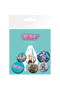 Hatsune Miku - Badge Pack - Mix - slika proizvoda