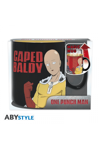 One Punch Man - Mug Heat Change - 460 ml - Saitama & Garou - Box - slika proizvoda