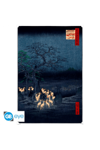 Hiroshige - Poster Maxi 91.5X61 - New Years Eve Foxfire Exclu - slika proizvoda