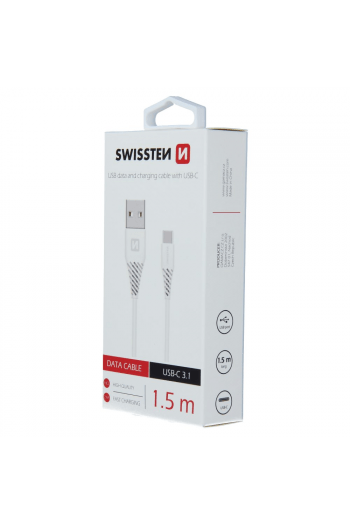 Swissten Kabel Usb/Usb-C, 3.1, 1.5M, Bijeli - slika proizvoda