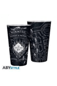 HARRY POTTER - Large Glass - 400ml - Marauder's map - Matte - slika proizvoda