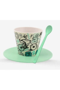 Šalica u kutiji sa zlicicom bike 90ml