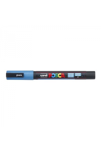Marker Uni pc-3ml Posca glitter svijetlo plavi - slika proizvoda