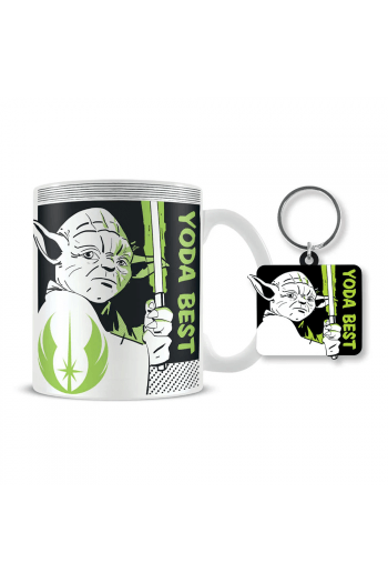 Pyramid Star Wars (Yoda Best) Mug & Keychain Set - slika proizvoda
