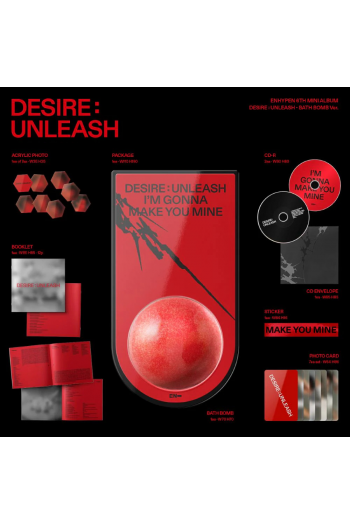 ENHYPEN - Desire: Unleash (Bath Bomb Ver.) CD - omot
