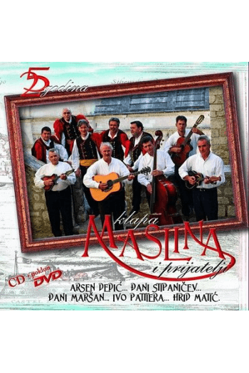 Klapa Maslina i prijatelji - 25 Godina Klape Maslina CD - omot