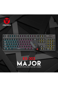 Set žični miš i tipkovnica gaming Fantech Major KX302S - slika proizvoda