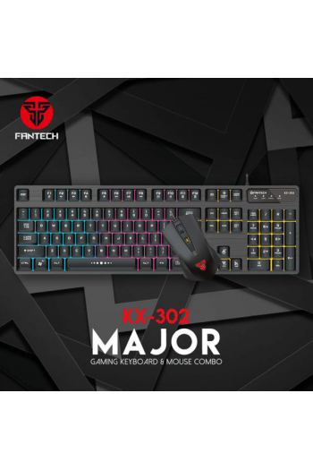 Set žični miš i tipkovnica gaming Fantech Major KX302S - slika proizvoda