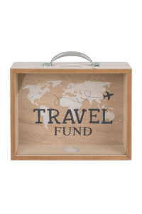Kasica Travel Fund Drvena - slika proizvoda