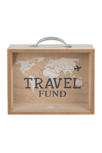 Kasica Travel Fund Drvena - slika proizvoda