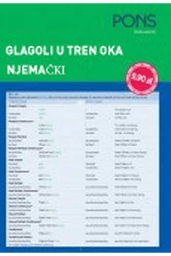 PONS glagoli u tren oka njemački - naslovnica