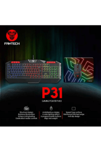 Tipkovnica žična + miš + podloga gaming combo Fantech P31