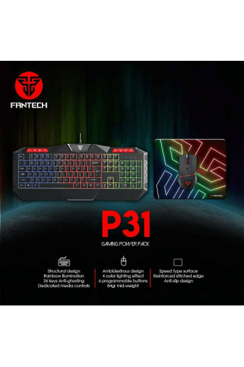 Tipkovnica žična + miš + podloga gaming combo Fantech P31 - slika proizvoda