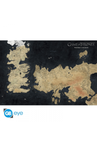 Game Of Thrones - Poster «Westeros Map» (91.5X61) - slika proizvoda