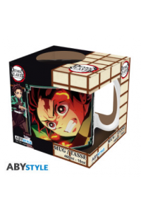 Demon Slayer - Mug - 460 ml - Tanjiro Black & Green S2 - Subli -Box - slika proizvoda