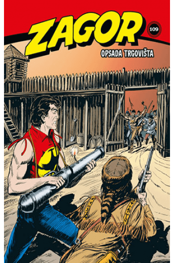 Zagor kolor 109: Opsada trgovišta (Strip) - naslovnica