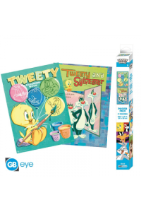 Looney Tunes - Set 2 Chibi Posters - Tweety And Sylevester (52X38) - slika proizvoda