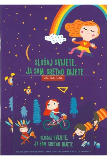 Razni izvođači - En Ten Tini - Slušaj svijete, ja sam sretno dijete CD - omot