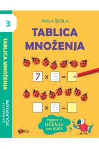 Tablica množenja 3 - vježbenica - naslovnica