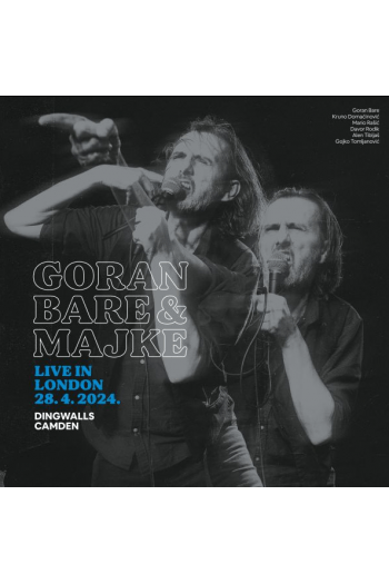 Goran Bare, Majke - Live in London CD + BD - omot