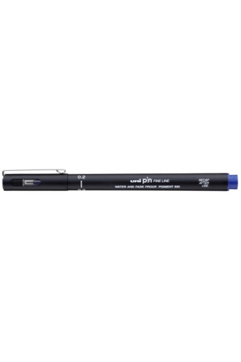 Marker Uni pin02-200 plavi - slika proizvoda