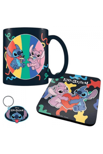 Pyramid Lilo & Stitch (Youre My Fave) Mug Coaster Keychain Gift Set - slika proizvoda