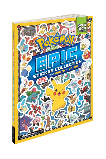 Pokemon Epic Sticker Collection 2Nd Ed.: From Kanto To Galar (Slikovnica) - naslovnica
