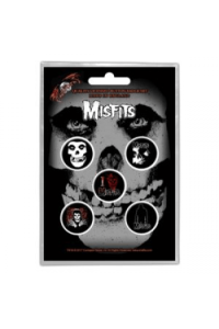 MISFITS BEDŽEVI / SET SKULL - slika proizvoda