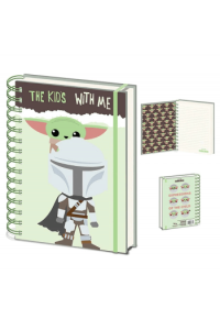 Pyramid Star Wars (The Mandalorian) A5 Wiro Notebook - slika proizvoda