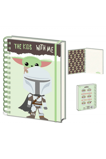 Pyramid Star Wars (The Mandalorian) A5 Wiro Notebook - slika proizvoda