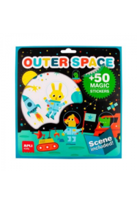 Igra Apli naljepnice magnetne s pločom svemir 19376