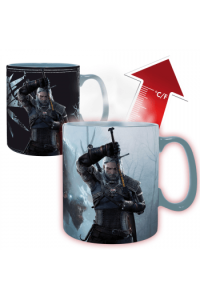 The Witcher - Mug Heat Change - 460 Ml - Geralt & Ciri - With Box