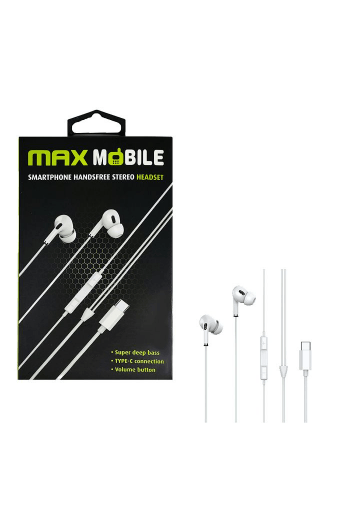 Maxmobile slušalice handsfree WE08 Type-C - slika proizvoda