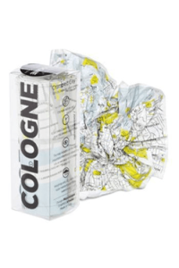 Cologne Crumpled City Map