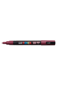 Marker Uni pc-3m Posca crveni_boja vina - slika proizvoda