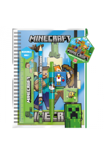 Pyramid Minecraft (Characters) A5 Bumper Stationery Set - slika proizvoda