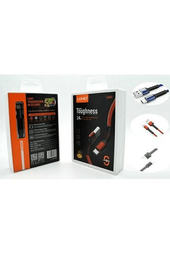 USB kabel Ldnio LS63 2.4 A max 1 m TIP C crveni - slika proizvoda