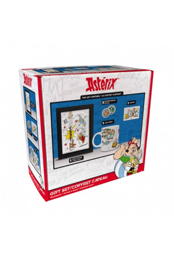 Asterix - Mug + Magnet + Kraft Frame + Button Badges* - slika proizvoda