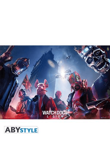 Watch Dogs: Legion Poster Keyart (91.5x61cm) - slika proizvoda