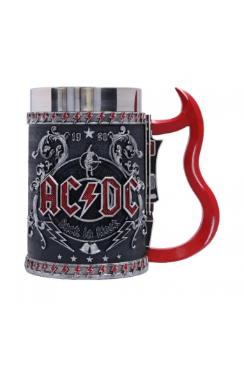 Nemesis Now Acdc Back In Black Tankard 16cm - slika proizvoda