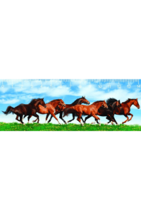 HORSES IN GREEN FIELD DEEP - slika proizvoda