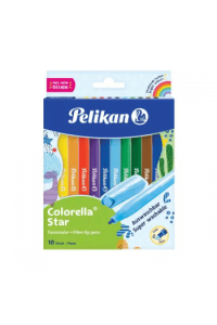 Flomaster školski 10boja Colorella star Pelikan 822299 blister - slika proizvoda